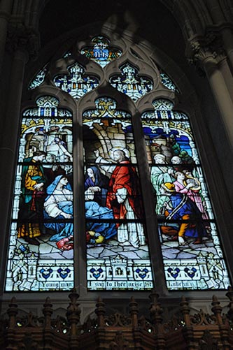 Basilica of the Assumption stained glass Basilica of the Assumption stained glass