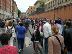 The walk to the Vactican