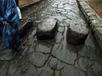 street crossing stepping stones