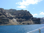 Santorini cliffs