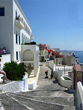 walkway in Fira