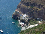 Houses at Bottom of Cliff